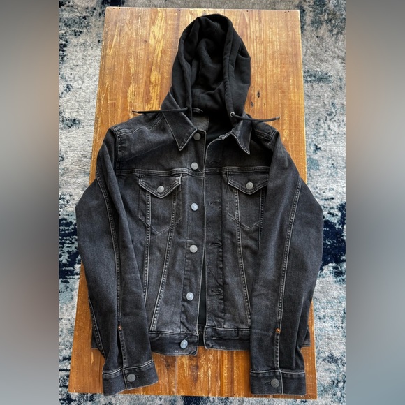 AE Hooded denim jacket - Picture 1 of 5